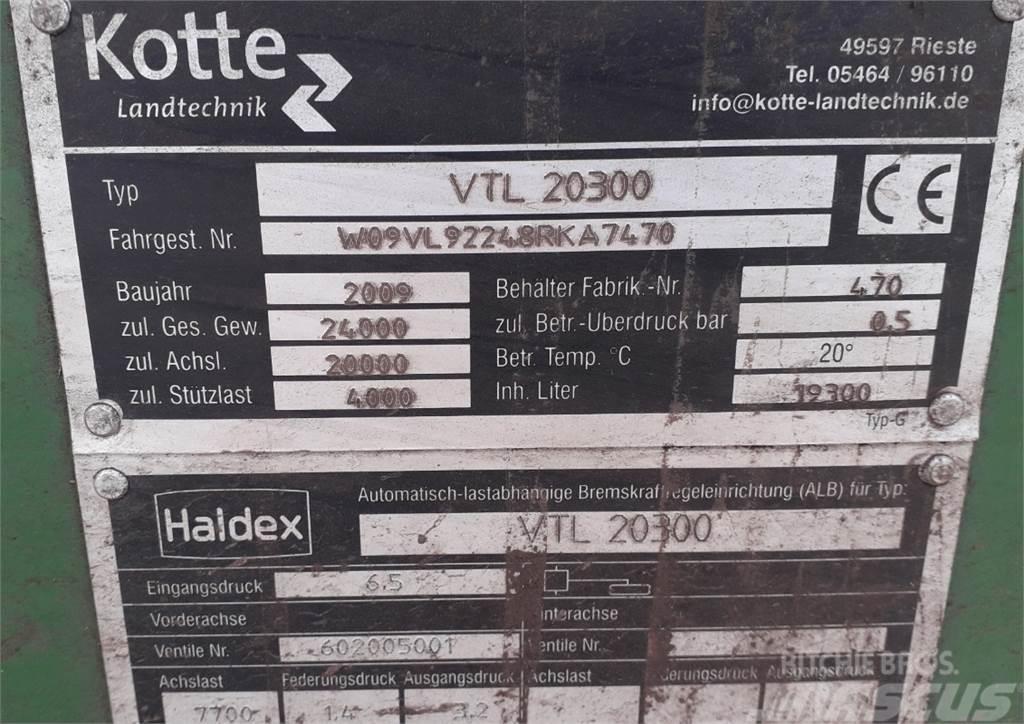 Kotte VTL 20300 Camiões-cisterna de lamas