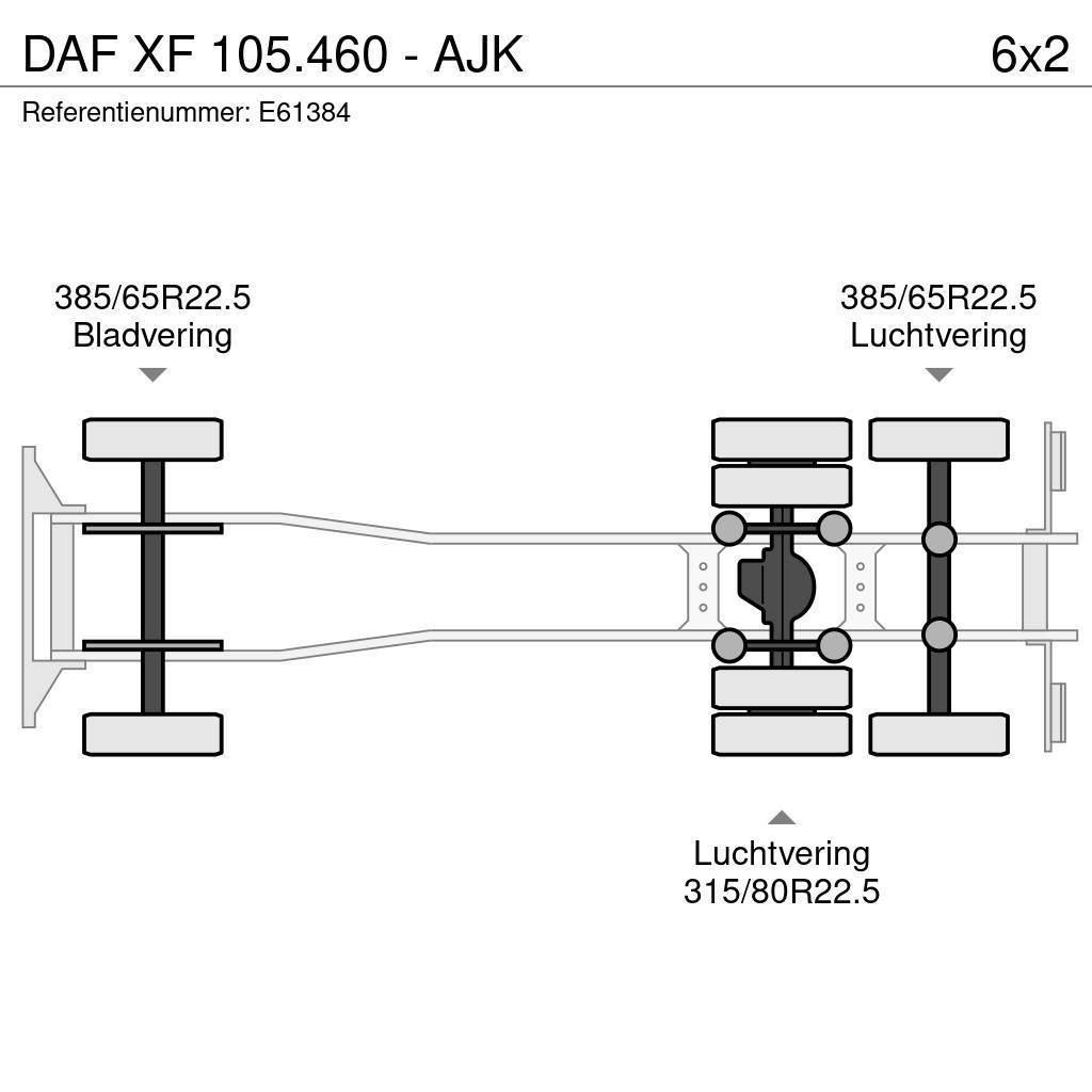 DAF XF 105.460 - AJK Camiões porta-contentores