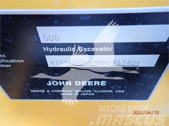 John Deere 50G Mini Escavadoras <7t