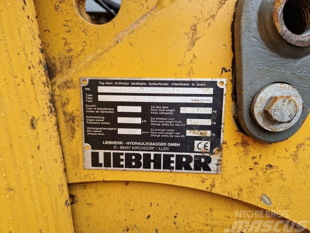 Liebherr A 316 Litronic Manipuladores de resíduos / indústria