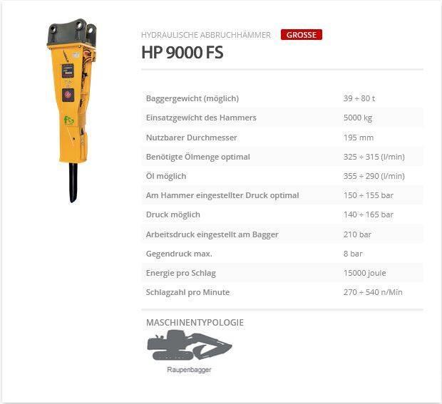 Indeco HP 9000 FS Martelos Hidráulicos