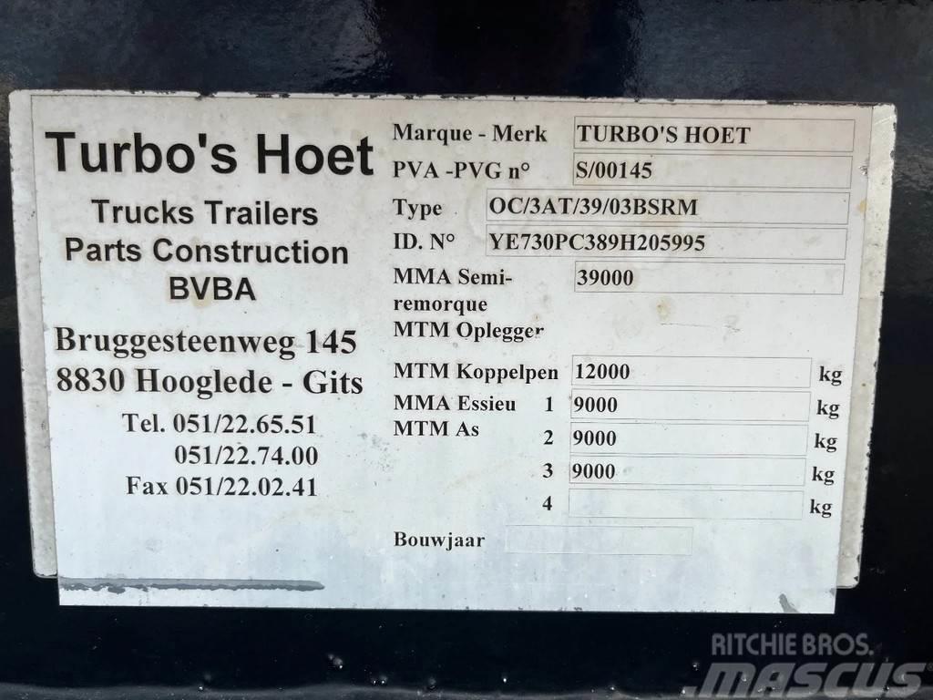  Turbo'sHoet 1x20ft - BPW - ADR(FL,AT,OX) - Perfect Semi Reboques Porta Contentores