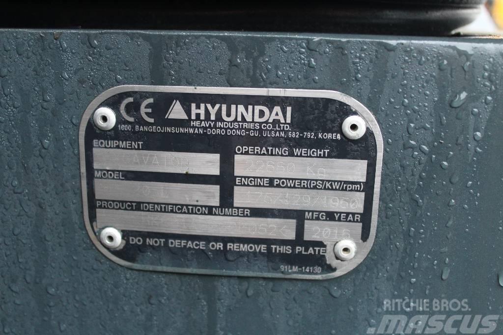 Hyundai HX 220 L / Pyörittäjä, Leica 3D, Rasvari, Lämmitin Escavadoras de rastos