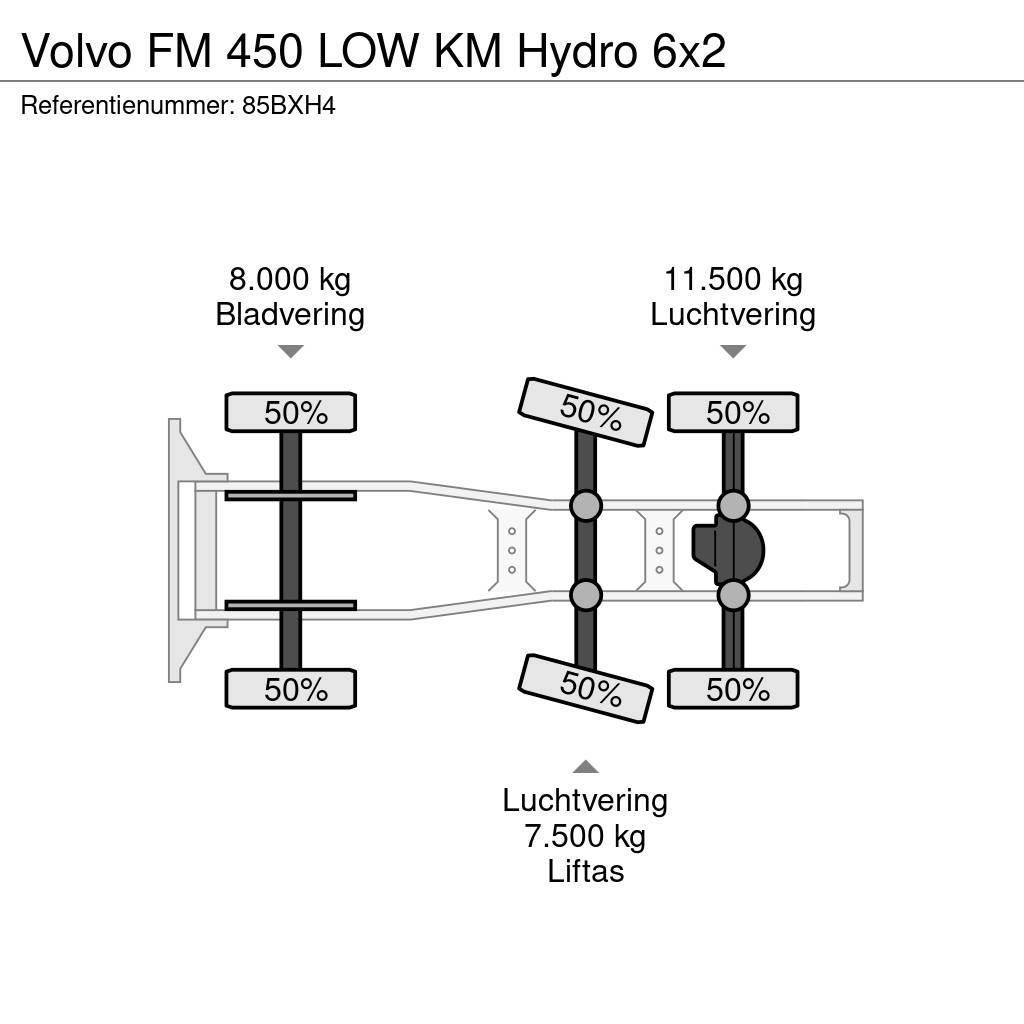 Volvo FM 450 LOW KM Hydro 6x2 Tractores (camiões)