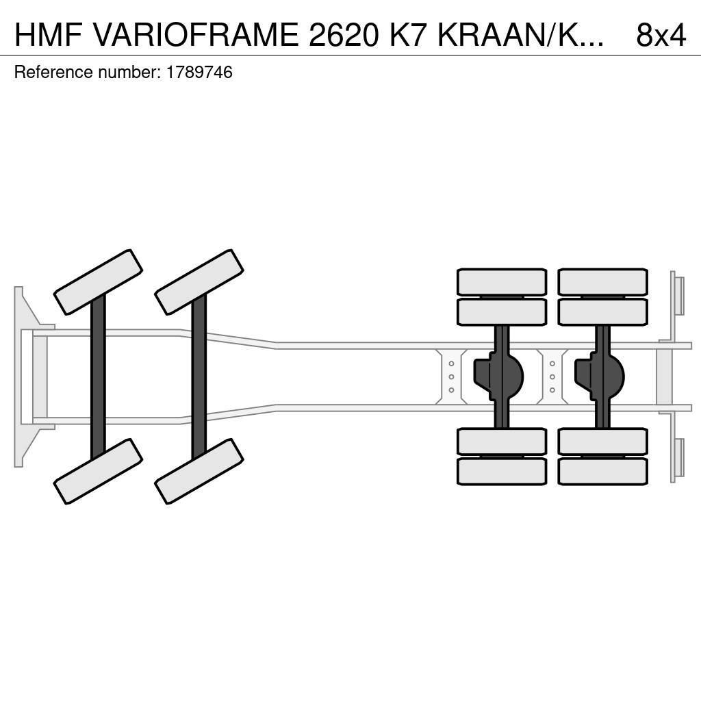 HMF VARIOFRAME 2620 K7 KRAAN/KRAN/CRANE/GRUA Camiões grua