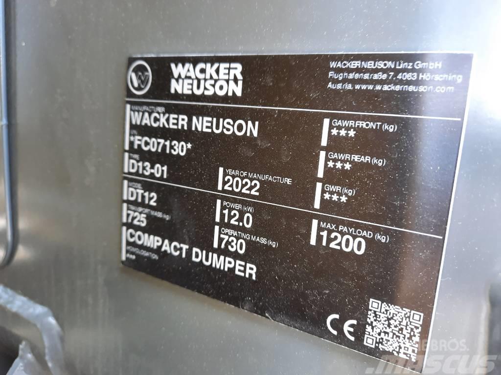 Wacker Neuson DT12 Dumpers de lagartas