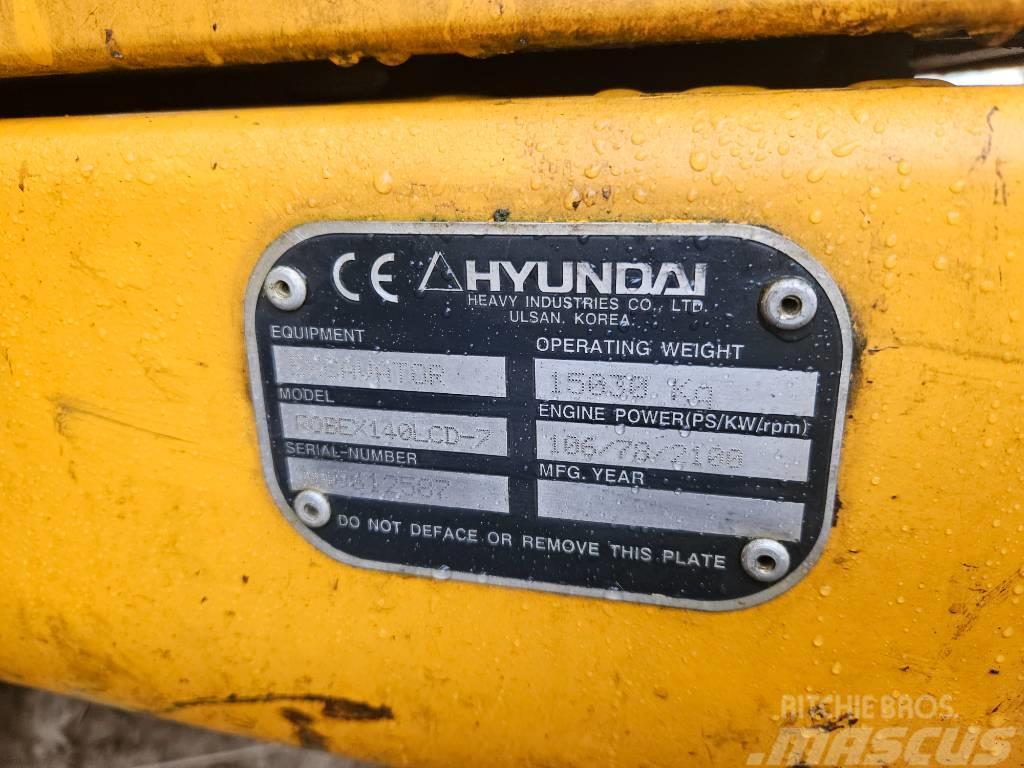 Hyundai 140-7 Escavadoras de rastos