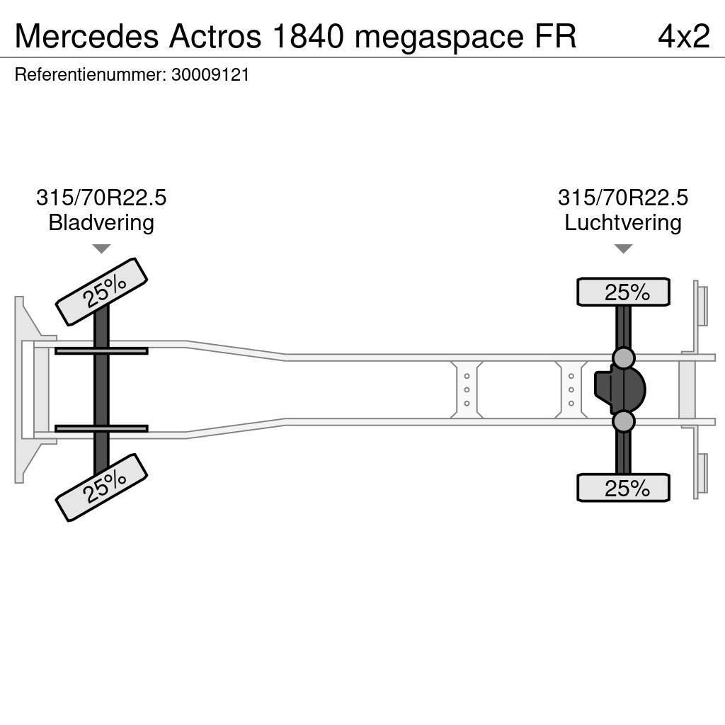 Mercedes-Benz Actros 1840 megaspace FR Camiões porta-contentores