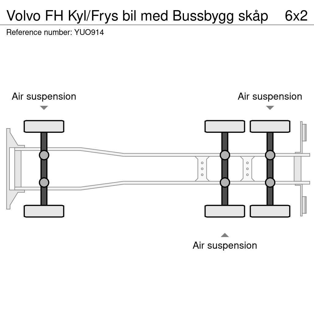 Volvo FH Kyl/Frys bil med Bussbygg skåp Camiões caixa temperatura controlada