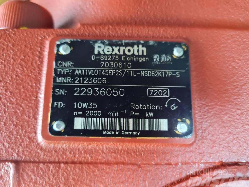 Rexroth A11VLO145EP2S/11L-NSD62K17P-S Processadores florestais