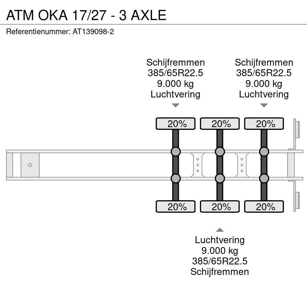 ATM OKA 17/27 - 3 AXLE Semi Reboques Basculantes