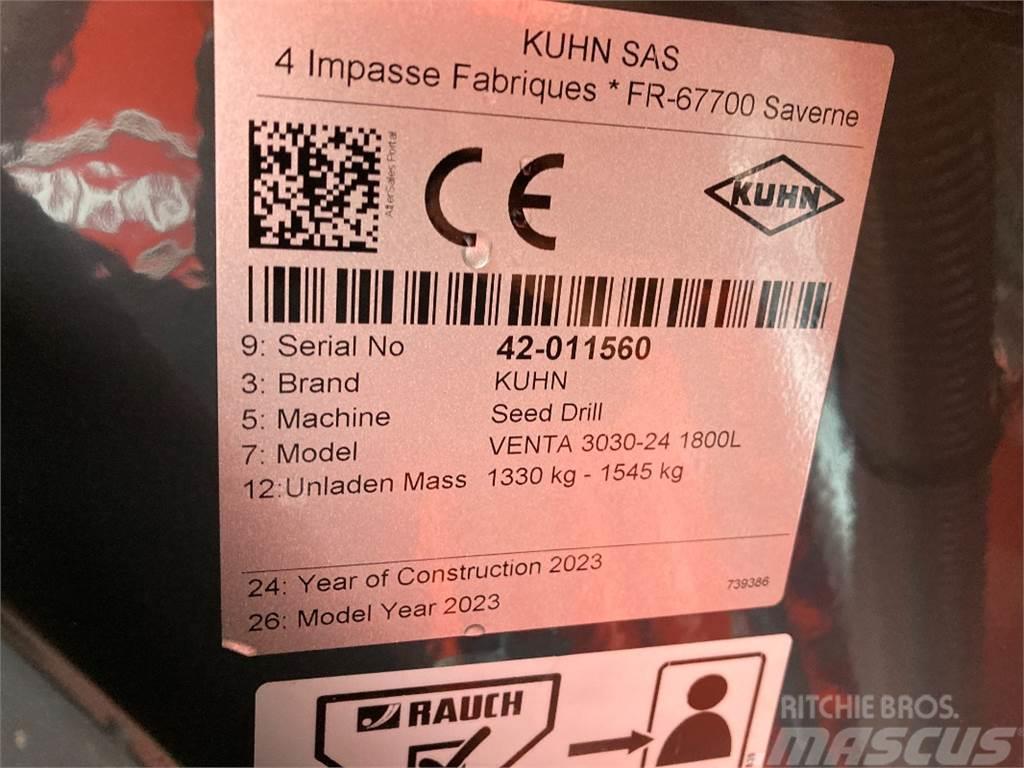 Kuhn VENTA 3030-24 1800L ISOBUS Perfuradoras