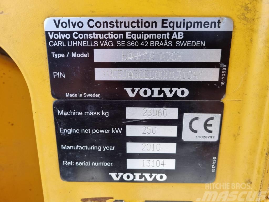 Volvo Wozidło Dumper VOLVO A30E 6x6 Camiões articulados