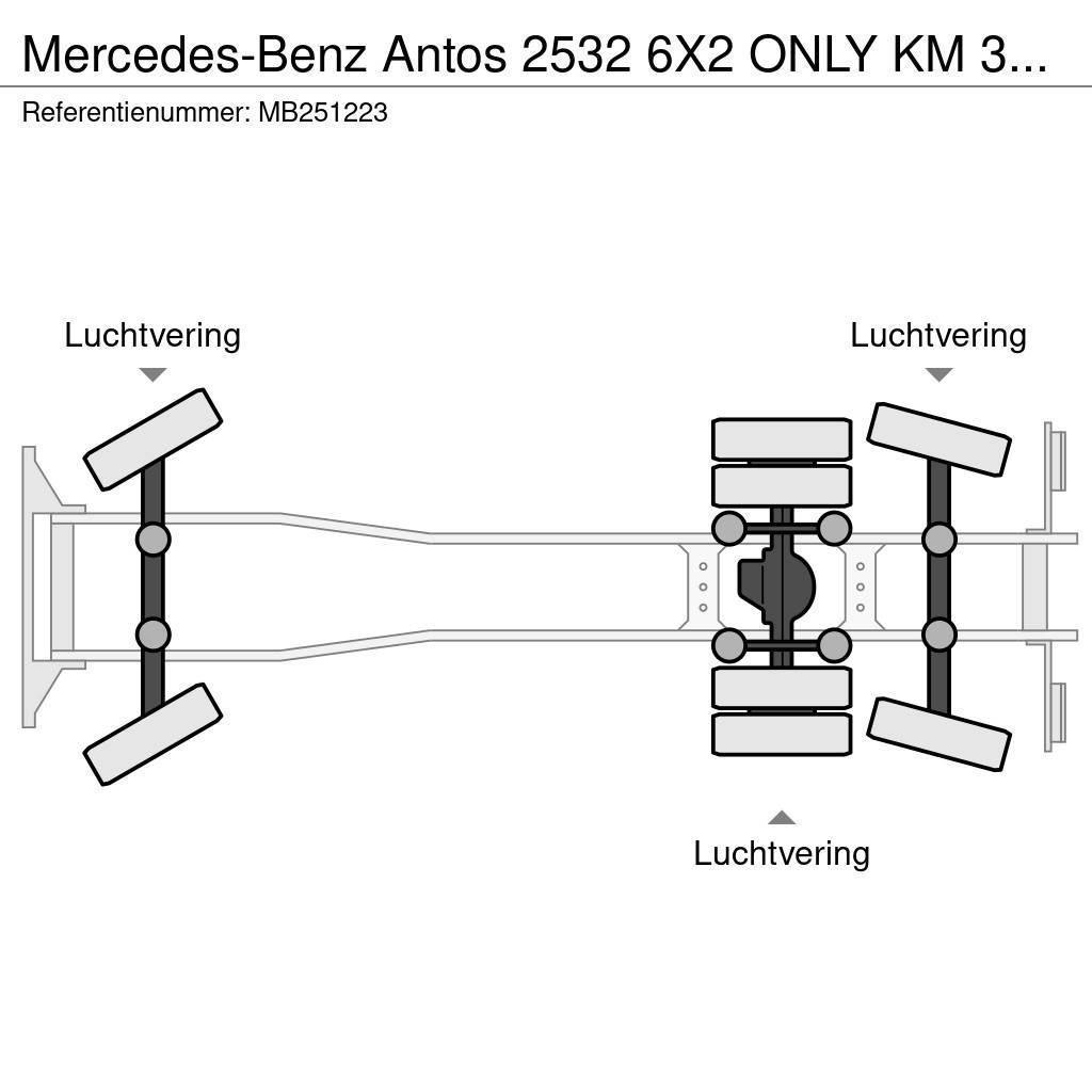Mercedes-Benz Antos 2532 6X2 ONLY KM 303922 Camiões caixa cortinas laterais