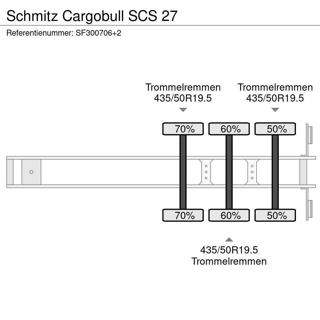 Schmitz Cargobull SCS 27 Semi Reboques Cortinas Laterais