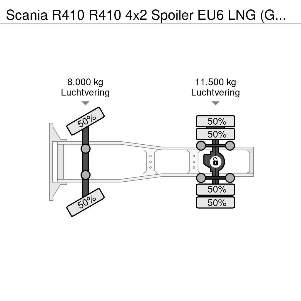 Scania R410 R410 4x2 Spoiler EU6 LNG (GAS) Automatik Tractores (camiões)
