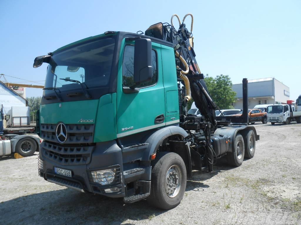 Mercedes-Benz AROCS 3348 6X4 Camiões de transporte de troncos
