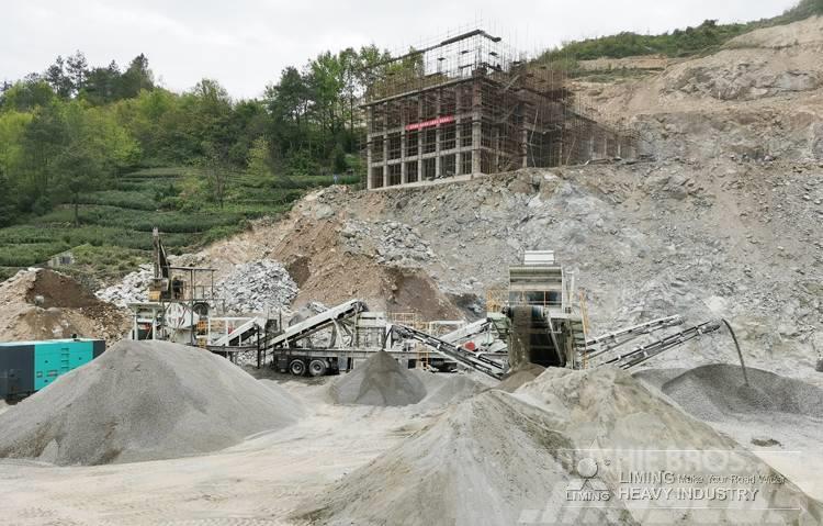 Liming PE600*900 mobile jaw crusher with diesel engine Britadores móveis