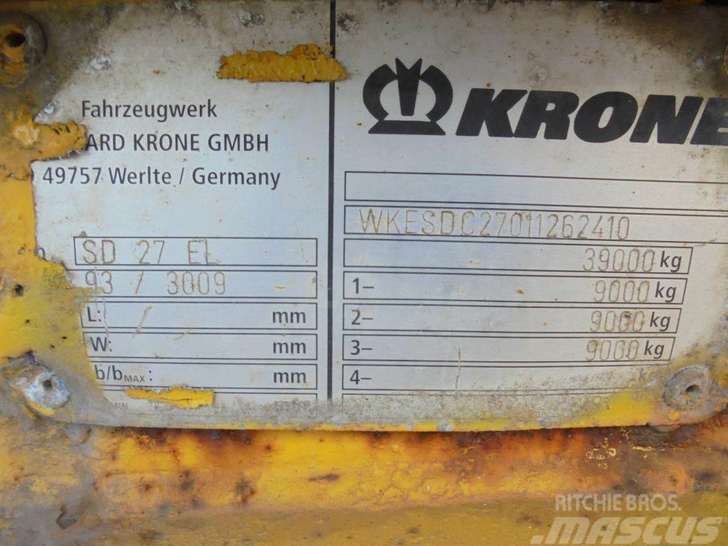 Krone 20/30/40/45ft + 3x BPW Semi Reboques Porta Contentores