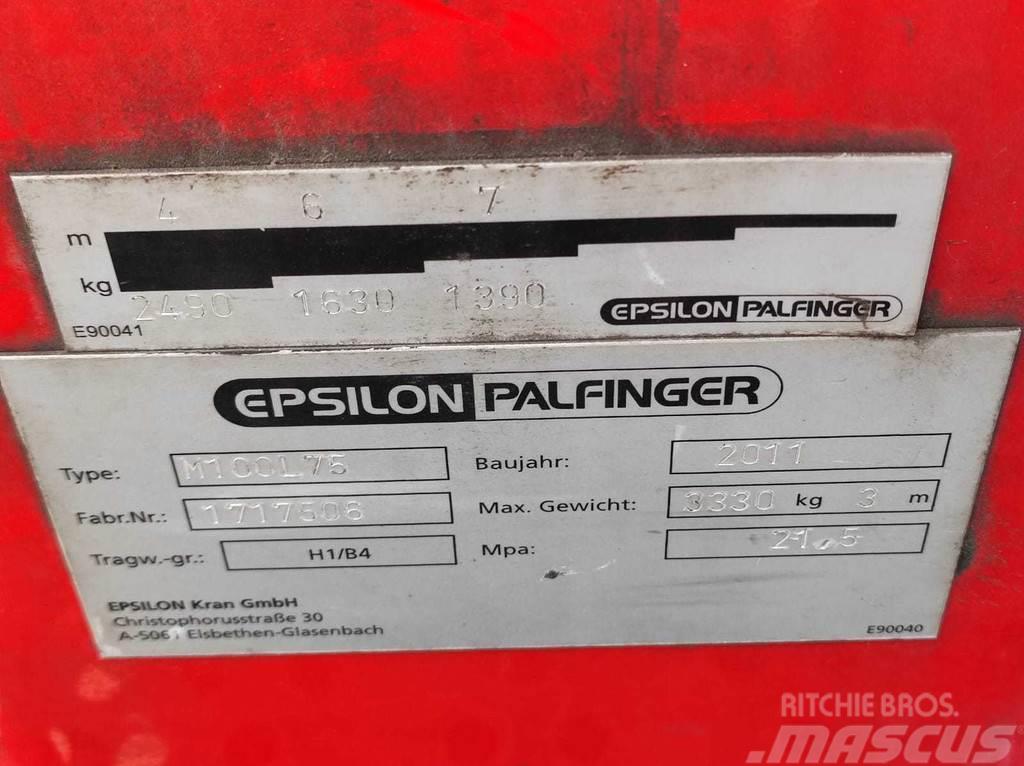 Palfinger EPSILON M100L75 Gruas carregadoras