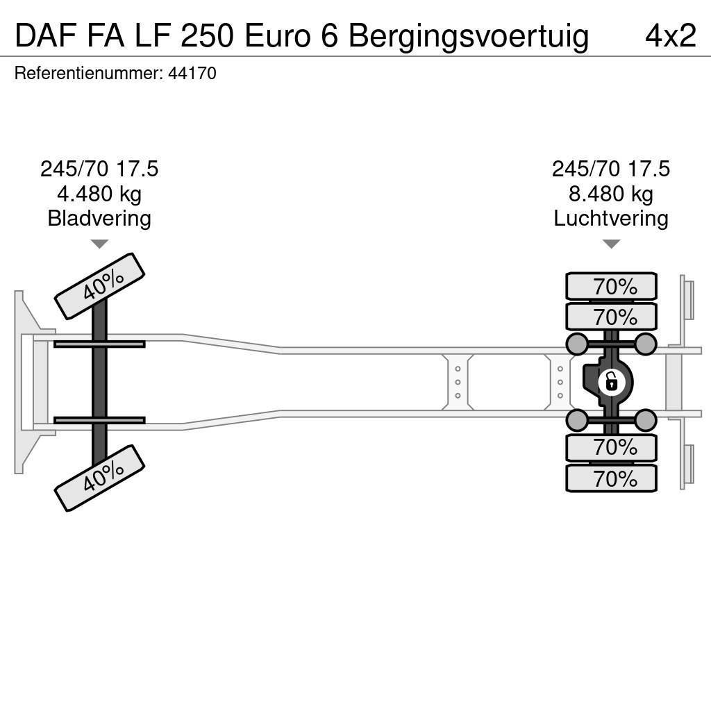 DAF FA LF 250 Euro 6 Bergingsvoertuig Camiões de Reciclagem