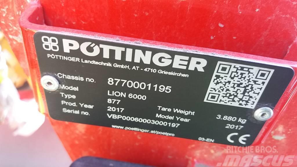 Pöttinger Lion 6000 tasojyrsin Grades mecânicas e moto-cultivadores