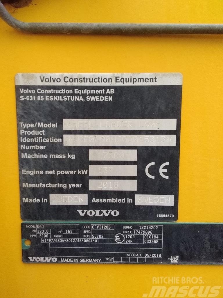 Volvo L 90 H Pás carregadoras de rodas