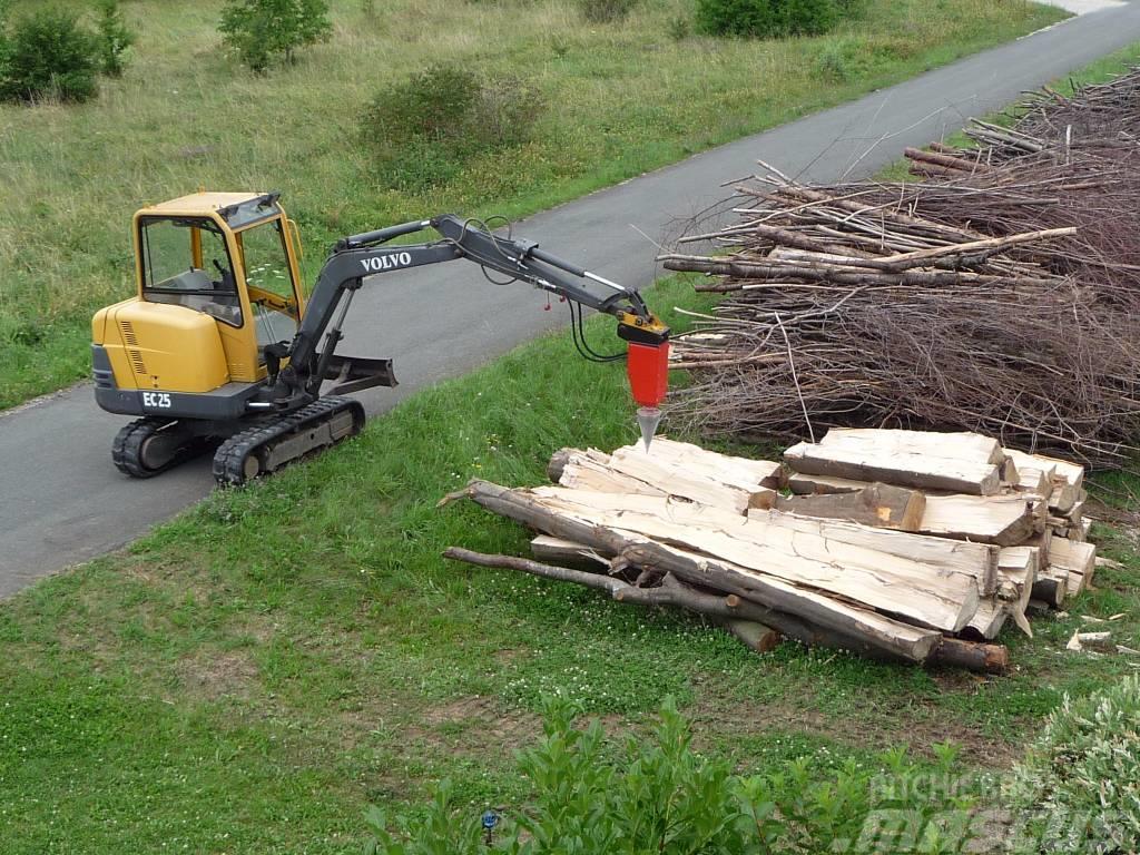 Konusni cepilec drv za bagre Kegelspalter Holzspal Cortadores de madeira