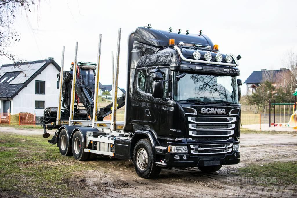 Scania R580 Camiões de transporte de troncos