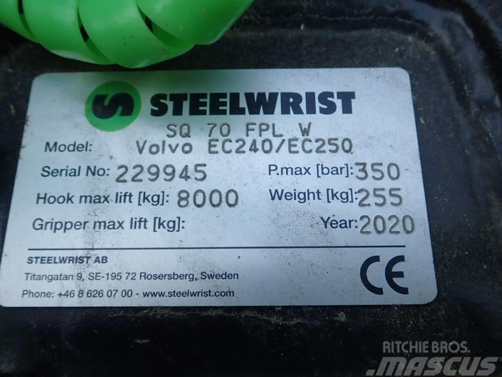 Steelwrist vollhydr. Schnellwechsler SQ70 für Volvo EC250ENL Conectores