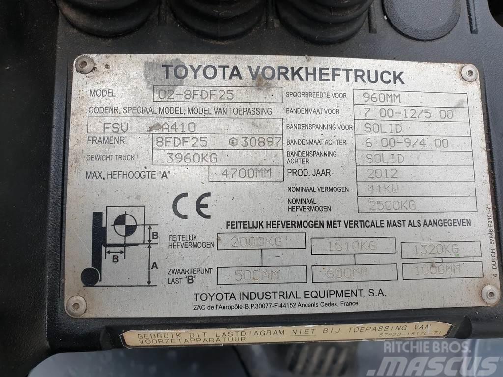 Toyota 8FDF25 Empilhadores - Outros