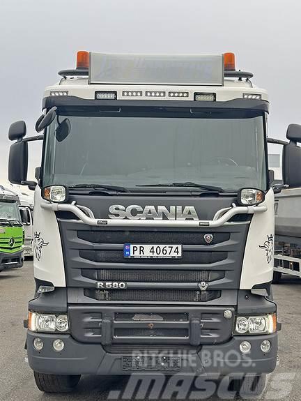 Scania R 580 tipp 3A Brøytefeste Camiões basculantes