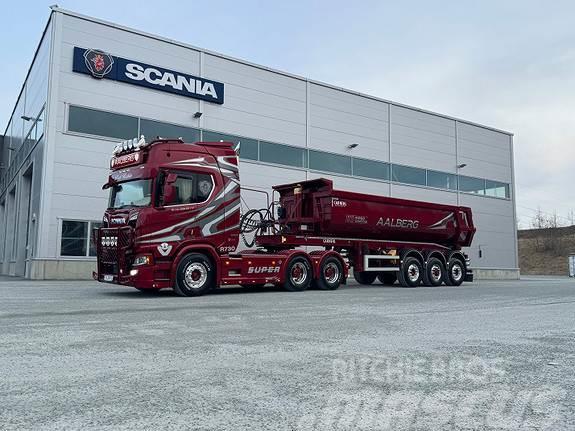 Scania R 730 A6x4NB Tipptrekker med 2020 mod Carnehl Tipp Tractores (camiões)