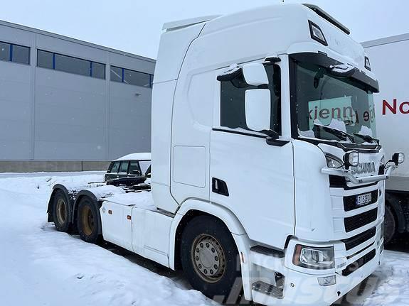 Scania R580 6X4 Hydraulikk, brøytefeste/uttak for spreder Tractores (camiões)