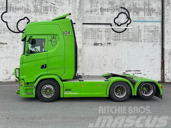 Scania S730, hydraulikk, Opptrukket hytte Tractores (camiões)