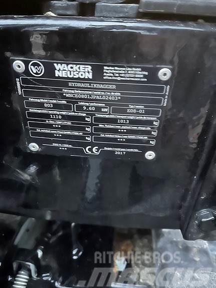 Wacker Neuson 803 Dual power Mini Escavadoras <7t
