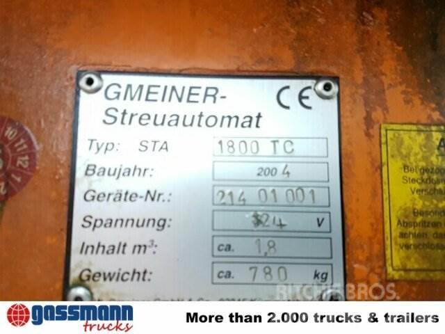 Gmeiner Streuautomat STA 1800 TC mit Outros acessórios de tractores