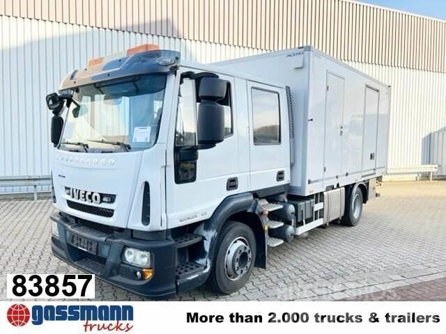 Iveco EuroCargo 120E25 4x2 Doka mit 1000kg LBW Camiões de caixa fechada