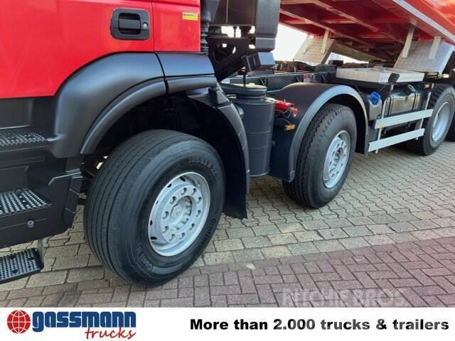 Iveco Trakker AD410T50 8x4, Stahlmulde ca. 16m³, hydr. Outros Camiões