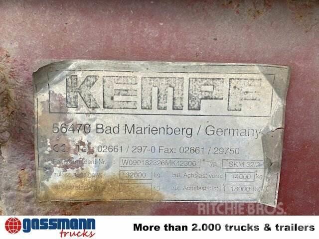 Kempf SKM 32/2 Stahlmulde ca. 24m³, Liftachse, Semi Reboques Basculantes