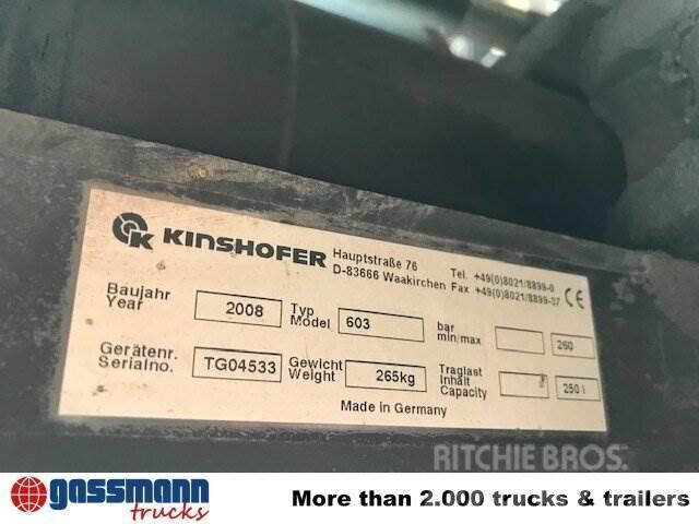 Kinshofer KM 603-250c Grabgreifer, 8x VORHANDEN Camiões grua