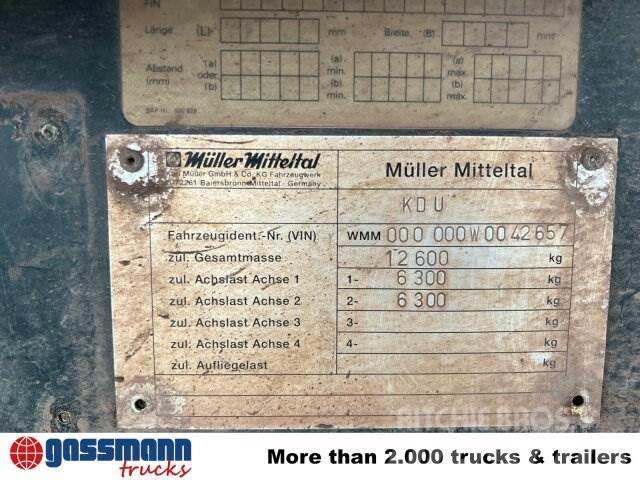 Müller-Mitteltal KDU 12.6, Ex-Bundeswehr Reboques basculantes