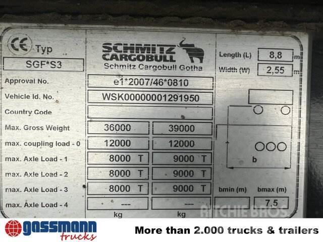 Schmitz SKI 24 SL 7.2, Stahlmulde ca. 25m³, Liftachse Semi Reboques Basculantes