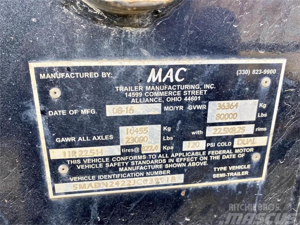 MAC TRAILER MFG 11R225H Reboques basculantes