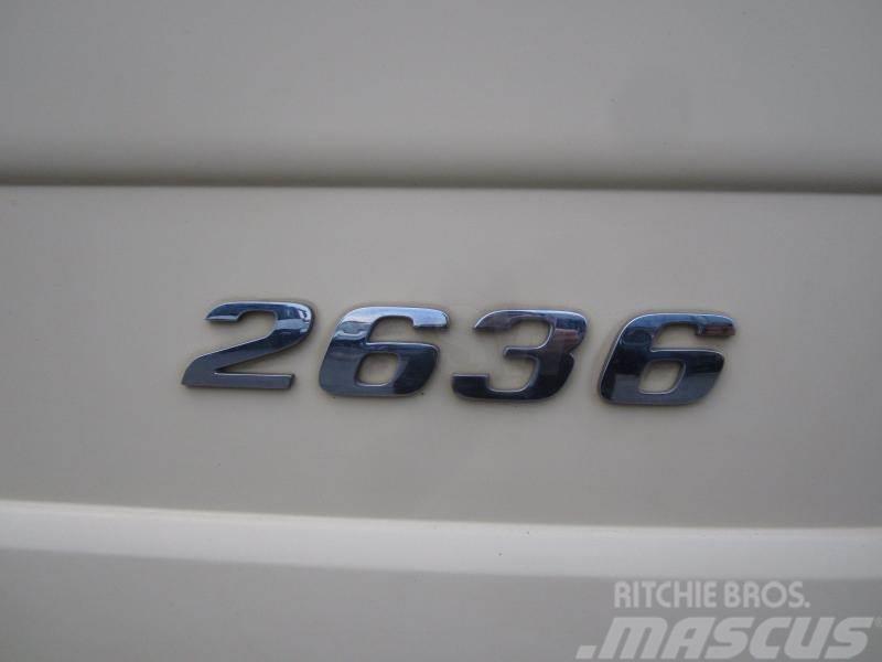 Mercedes-Benz Actros 2636 Camiões caixa desmontável com elevador de cabo