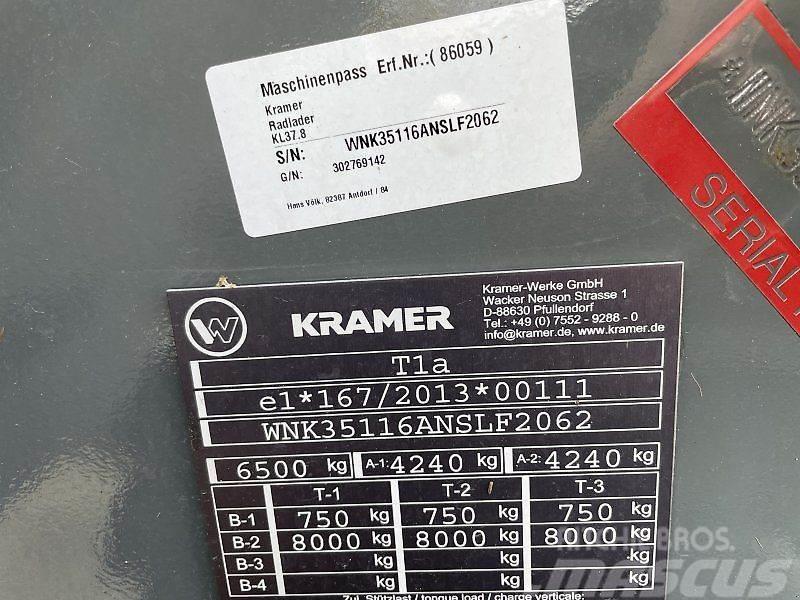 Kramer KL37.8 Carregadoras de direcção deslizante