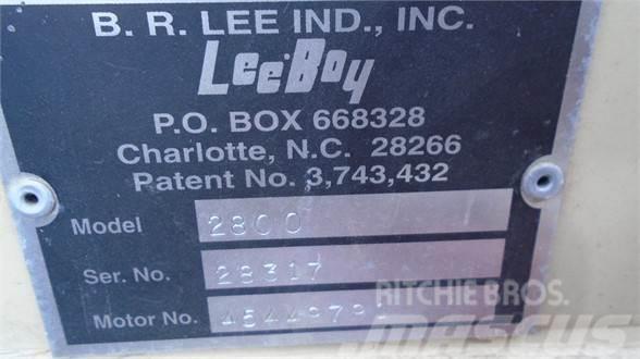 LeeBoy 2800 Acessórios de máquinas de asfalto