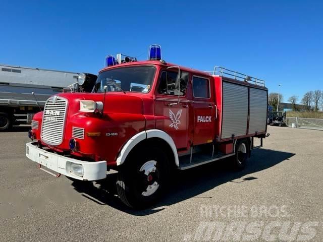 MAN 13.168 Langsnudet Veteranbil Carros de bombeiros