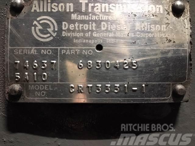 Allison transmission Model CRT3331-1 Transmissão