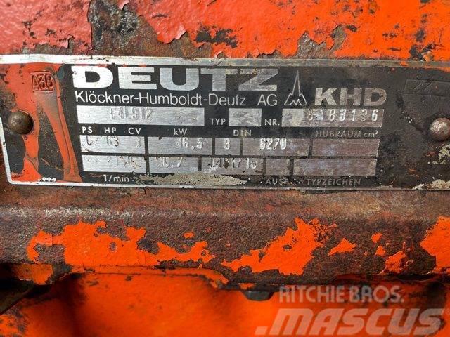 Deutz F4L 912 motor - kun til dele Motores